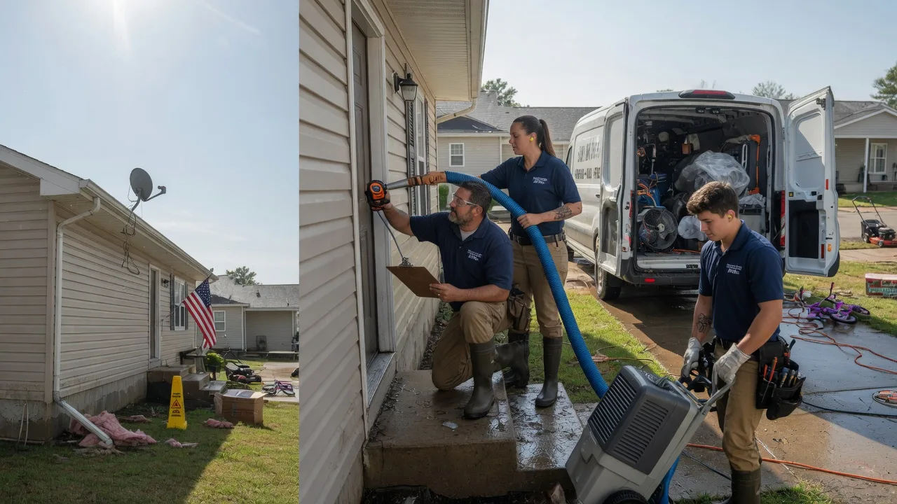 Ceiling Water Damage Restoration in State Road, NC near me